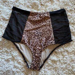 American apparel high waisted swim bottom